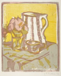 Ainda vida com jarro e flores, 1907